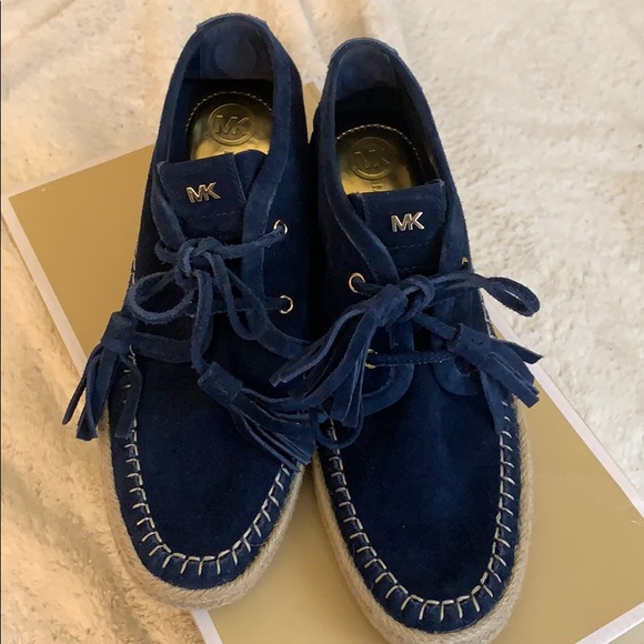 Michael Kors Shoes - Michael Kors Kendrick Lace Up Wedge